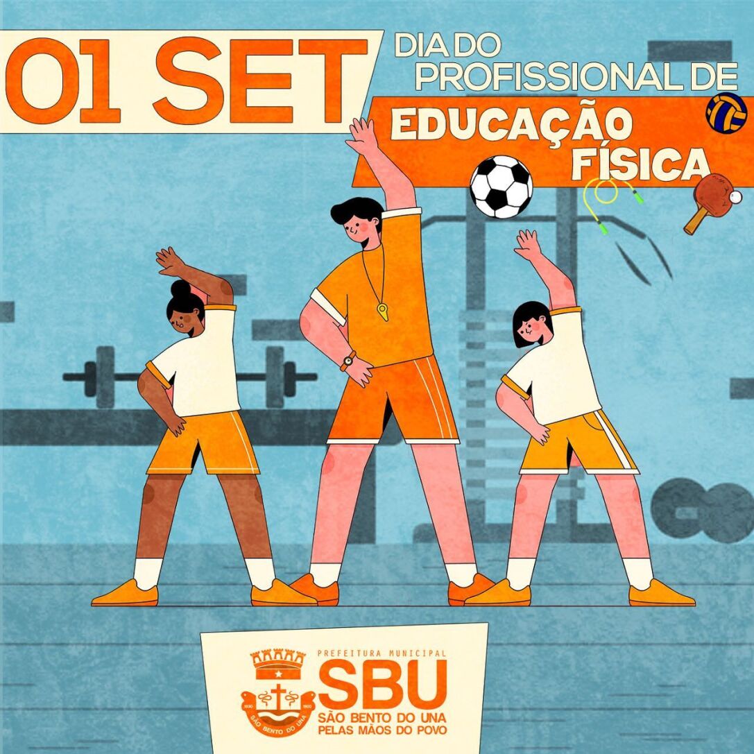 01/09 Dia do Profissional de Educação Física – Prefeitura de São Bento ...