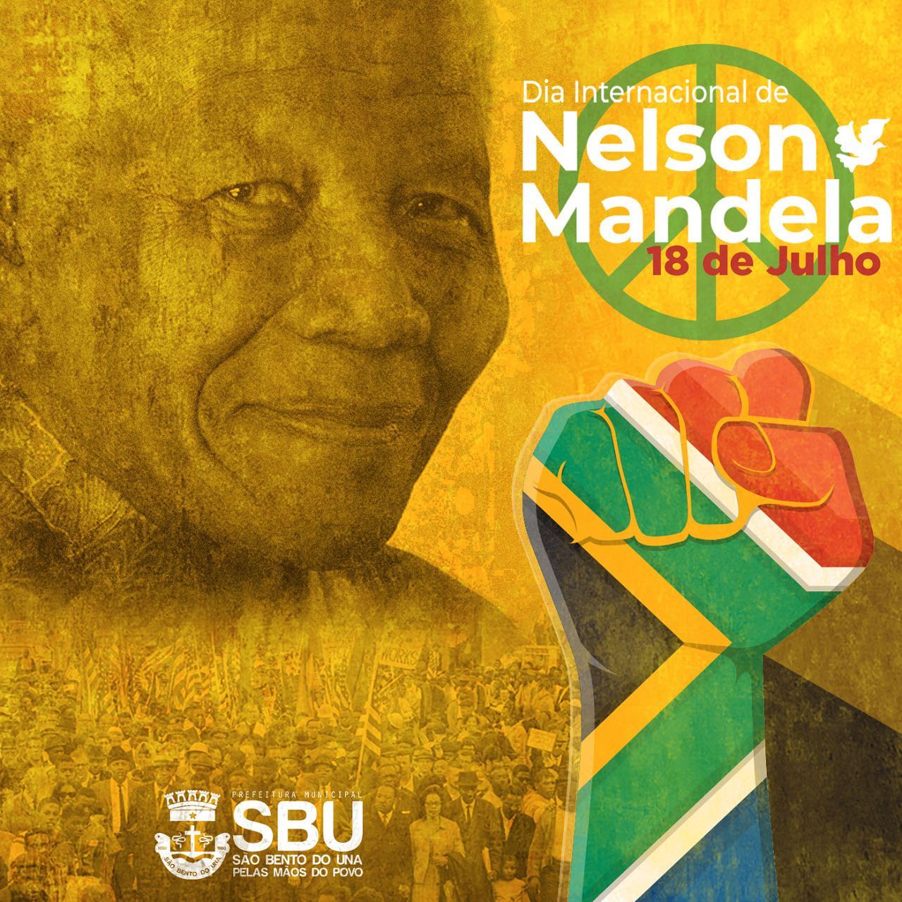 18 de Julho Dia Internacional de Nelson Mandela Prefeitura de São Bento do Una PE 18 de Julho Dia Internacional de Nelson Mandela Prefeitura de São Bento do Una PE