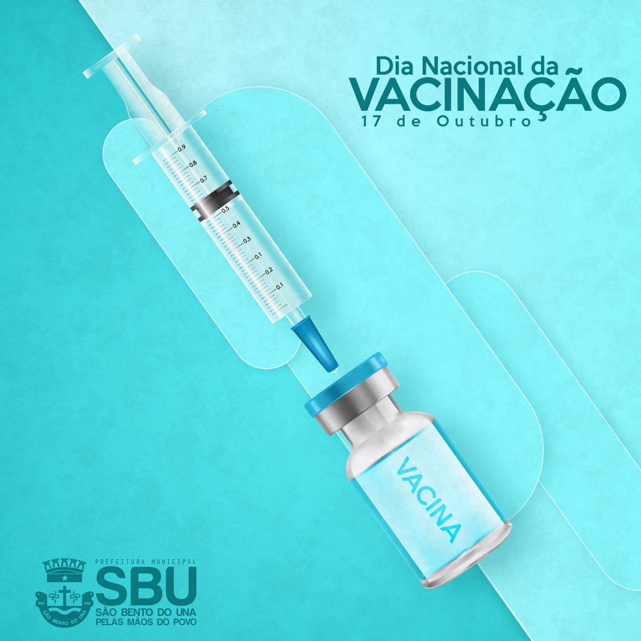 17 de Outubro – Dia Nacional da Vacinação – Prefeitura de São Bento do ...