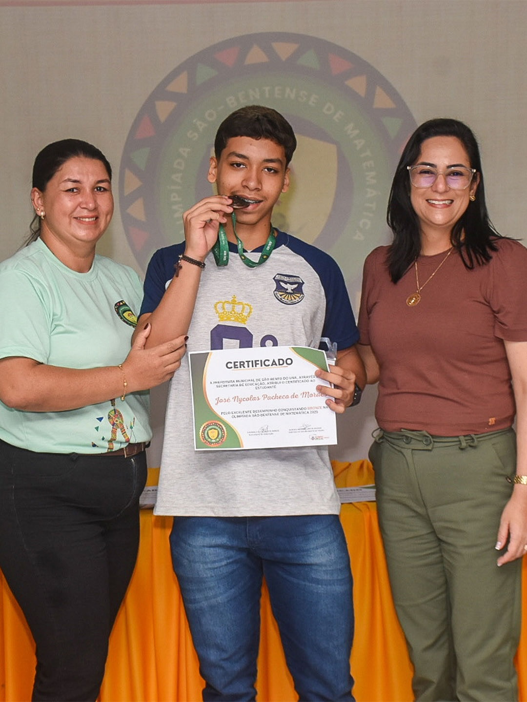 Premiação da II Olimpíada São-bentense de Matemática