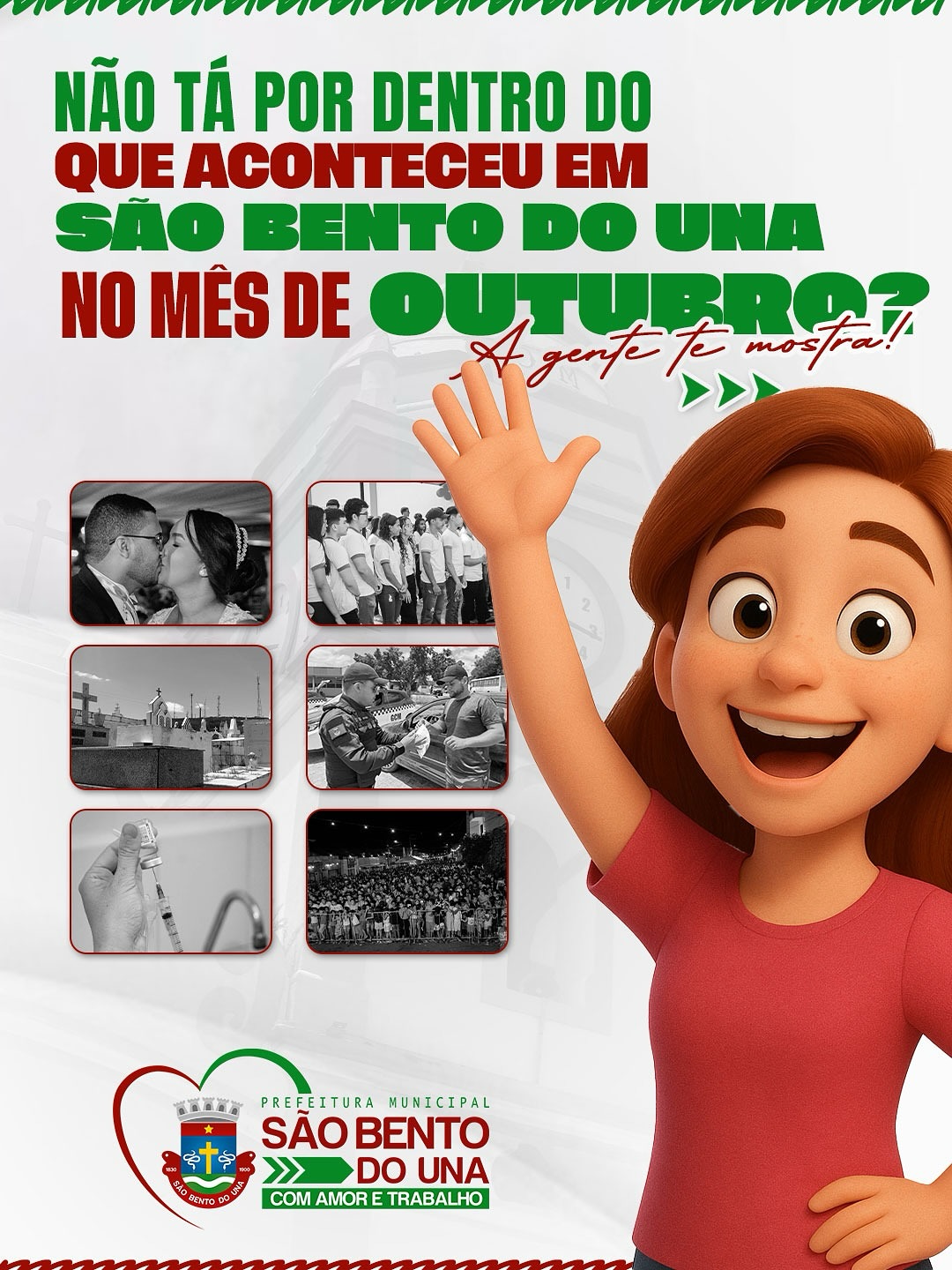 Outubro foi intenso e de grandes realizações em São Bento do Una!